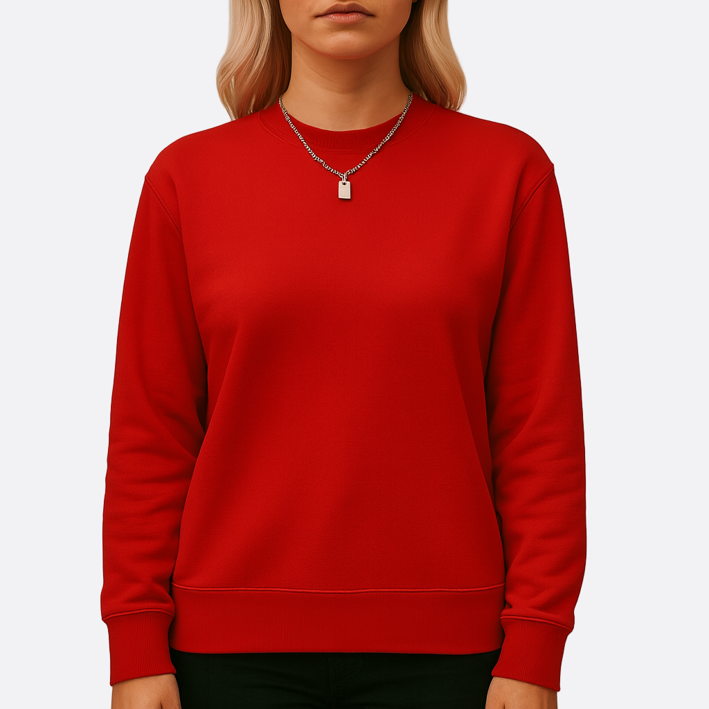 Damen - Sweatshirt - Langen Ärmeln - Rundhalsausschnitt - Einen entspannten Schnitt für täglichen Komfort