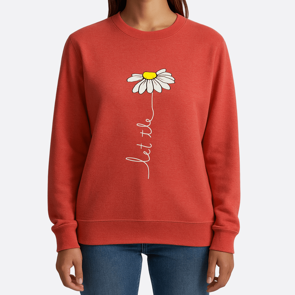 Damen - Sweatshirt mit lockerer Passform - Baumwollmischung - Ultimativen Komfort - Lässiger Stil