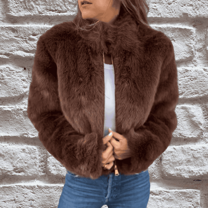 Damen - Warmer Herbstmantel - Eleganter Stil - Ideal für kühle Tage