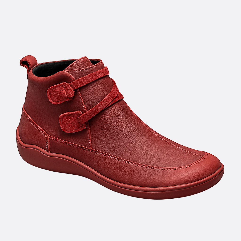 Damen - Wasserdichte Stiefelette - Verstellbaren Riemen - Komfortable und stylische Schuhe für jedes Wetter