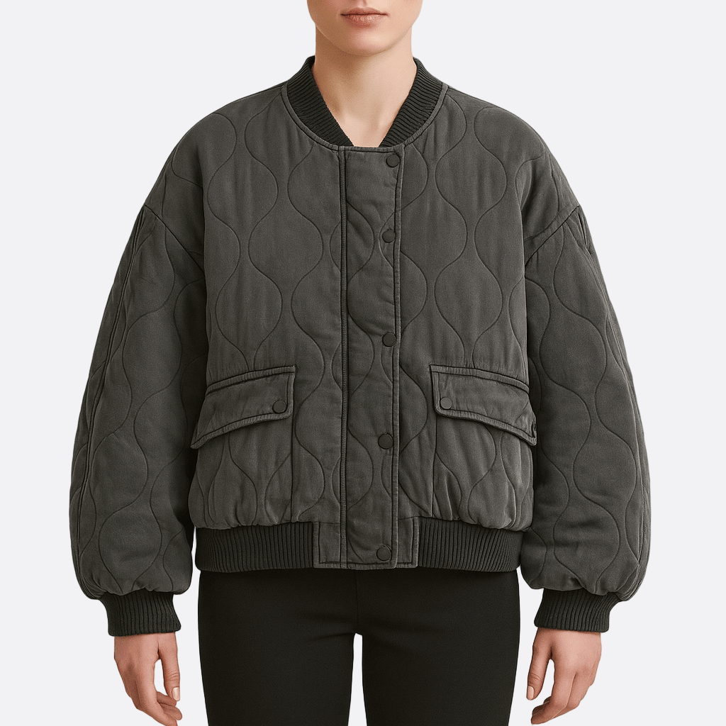 Damen - Winterjacke - Lockere Passform - Gestepptes Design - Stilvolle und Bequeme Wintermode