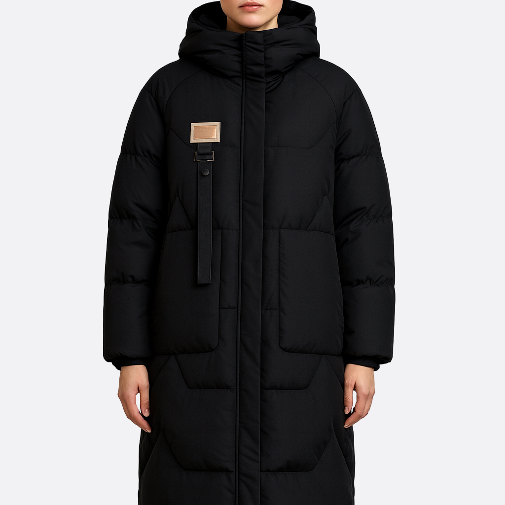 Damen - Wintermantel - Langer bauschiger - Warm & Stylisch - Perfekt für kalte Tage