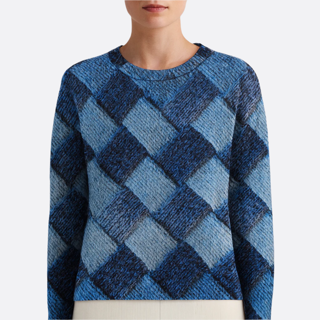 Damen - Bunter Strickpulli - Atmungsaktivem Material - Lässige Passform - Bequem und Modisch für Jeden Tag