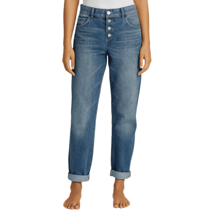 Damen - Jeans - Bequemer Denim - Weit geschnittene - Stylische, lässige Passform für den Alltag