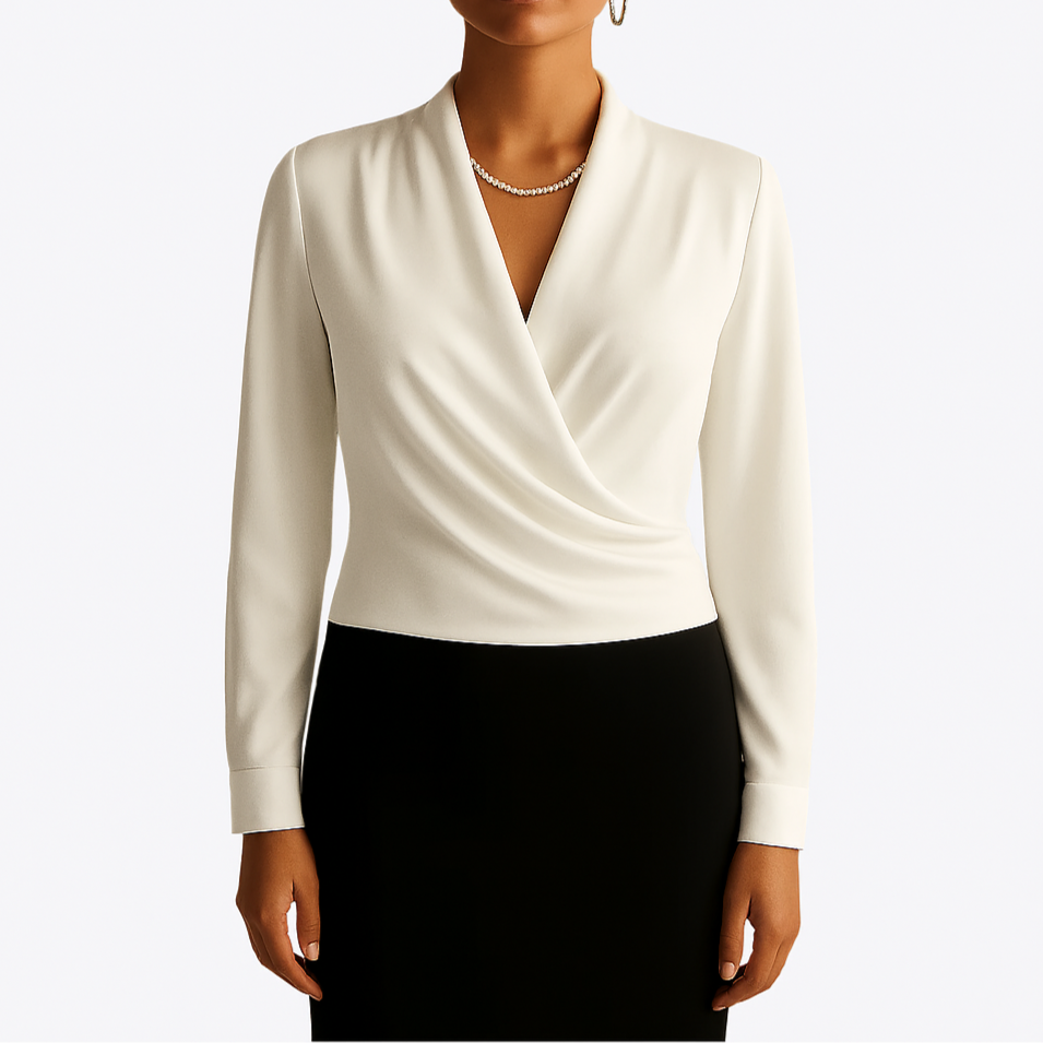 Damen - Satinbluse - Eleganter Stil - Hochwertigem Satin - Schicke Looks für jeden Anlass