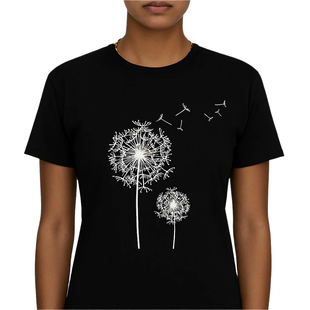 Damen - Sommer T-Shirt - Weicher Stoff - Kurzarm - Rundhalsausschnitt - Bequemes, lässiges Oberteil für warme Tage