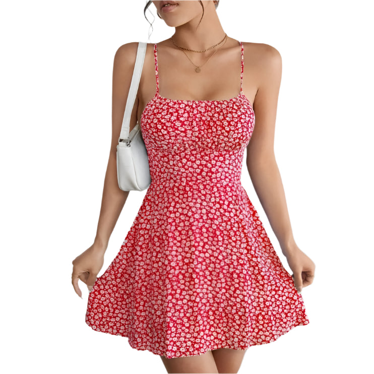 Damen - Sommerkleid - Leichte Baumwolle - Ideal für entspannte Sommerausflüge