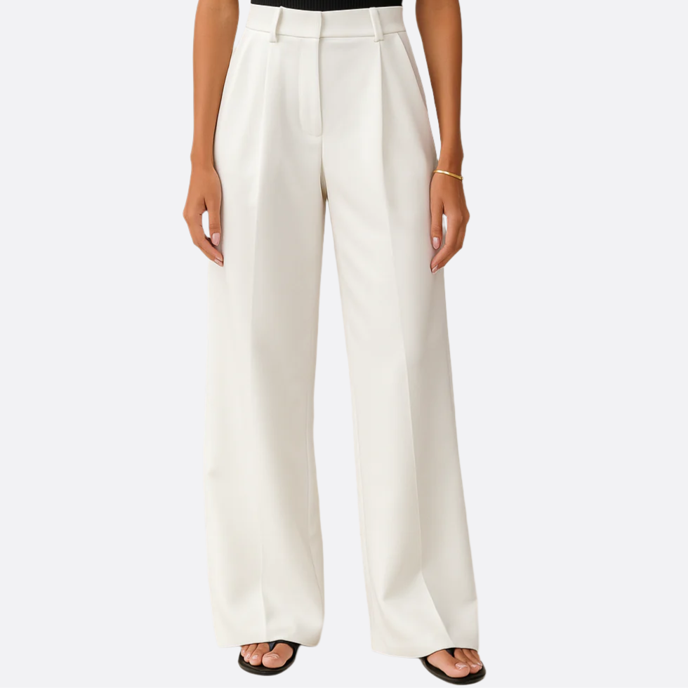 Damen - Weite Freizeithose - Hochwertige Materialien - Bequeme & stilvolle Hose für lässige Outfits