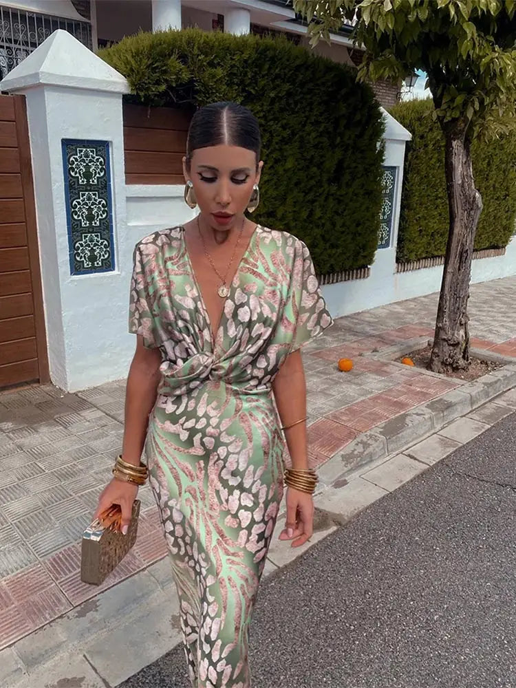 Cosima - Damenkleid mit V-Ausschnitt