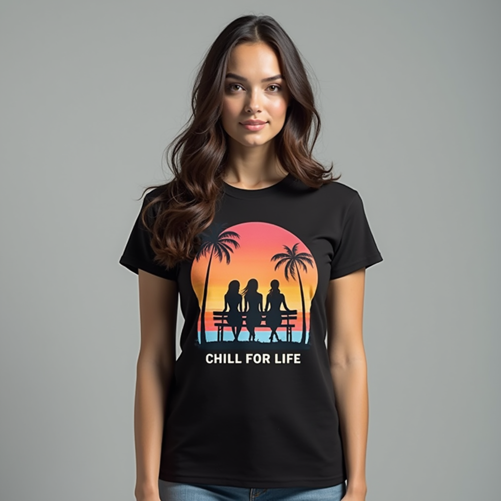 Franz Modehaus | Sunset Vibes Retro-Shirt