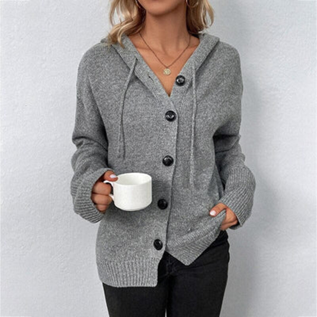 Damen - Strickjacke mit Kapuze - Wollmischung - Kuschelig und stilvoll - Perfekte Jacke für jedes Outfit