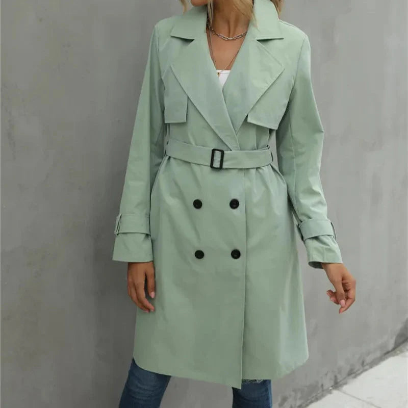 Damen - Trenchcoat - Klassischer Stil - Zeitloser Modeklassiker für jede Gelegenheit