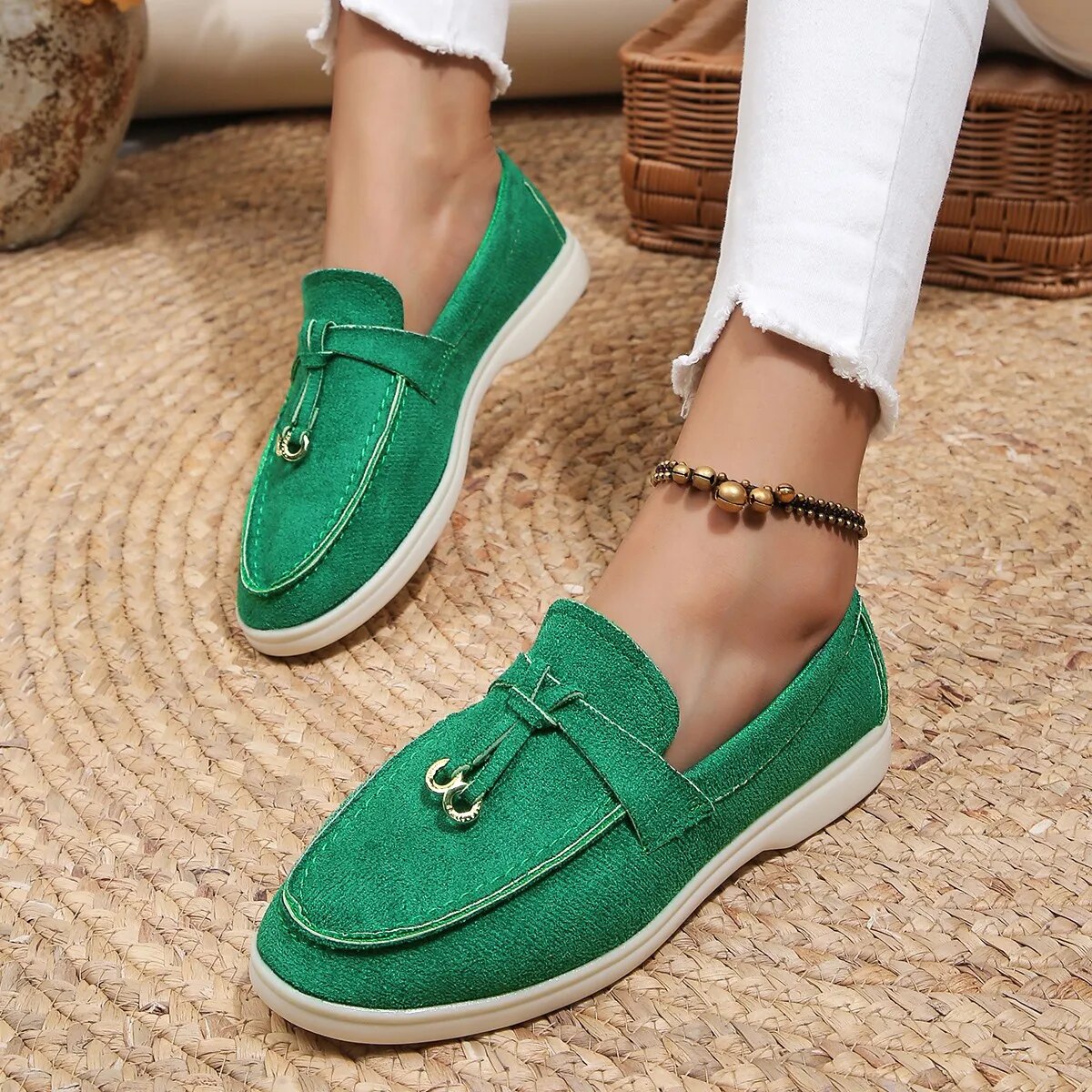 Damen - Bequeme Loafers - Strapazierfähige Materialien - Stilvoll und unterstützend