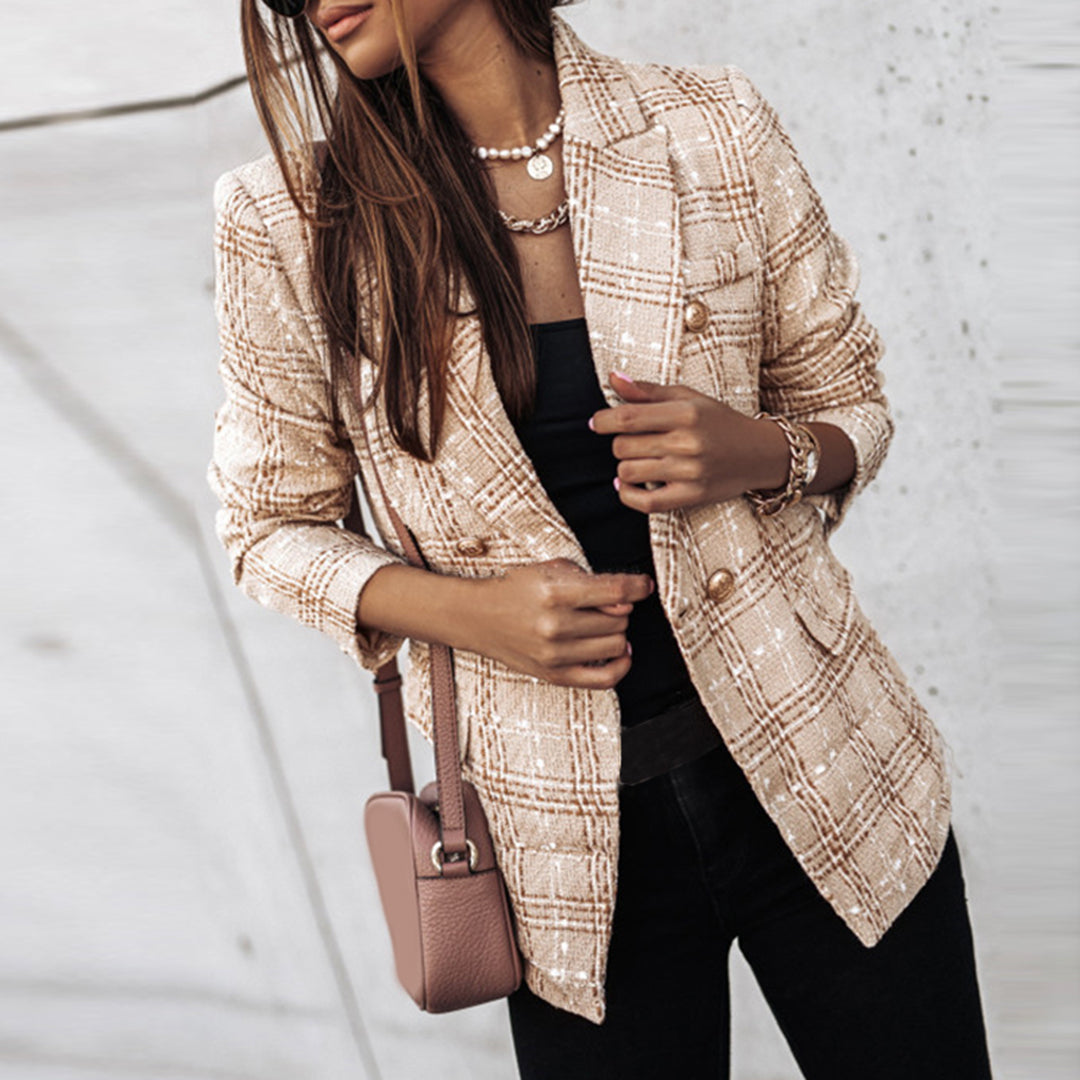 Damen - Klassischer Blazer - Einzelverschluss - Eleganter Schnitt für jeden Anlass - Stilvoller blazer