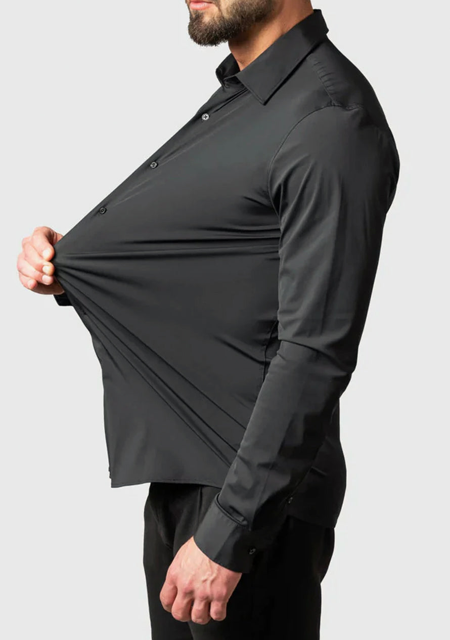 Levi - Komfortables, knitterfreies Stretchhemd