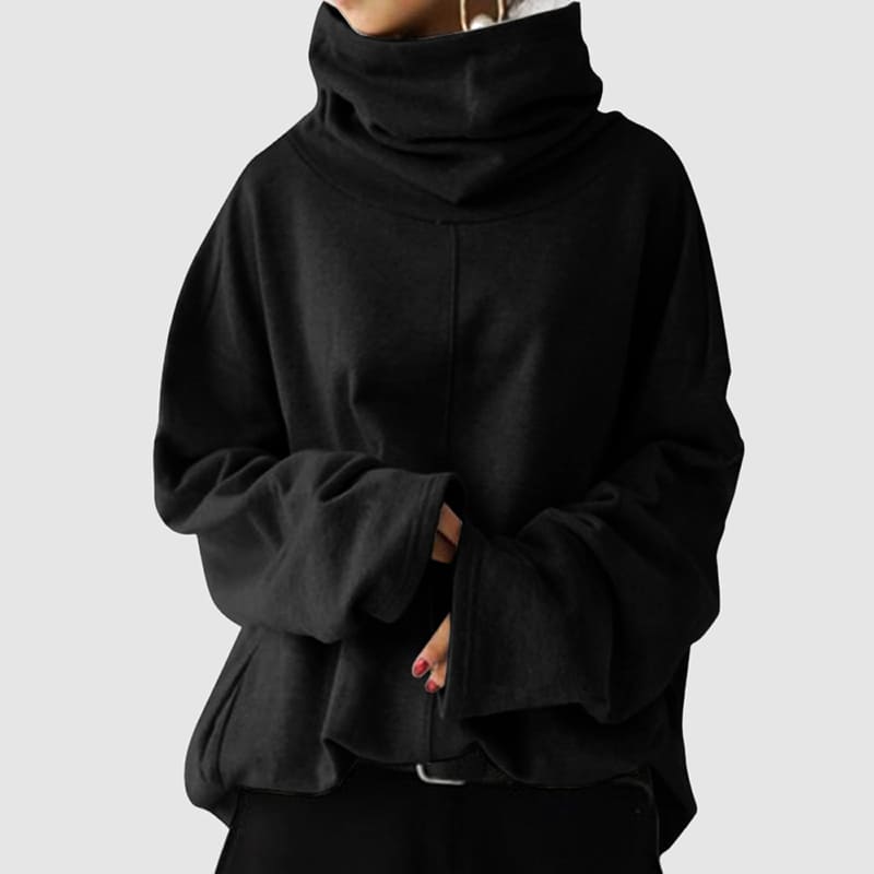 Damen - Rollkragenpullover - Weiche Wollmischung - Modischer und Bequemer Stil für Jeden Anlass
