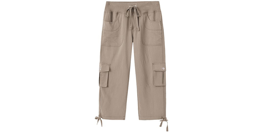 Damen - Capri-Hosen - Strapazierfähige Material - Schnell trocknend - Bequem für Outdoor-Sportarten