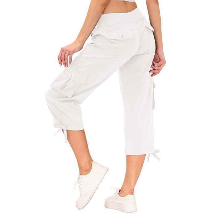 Damen - Capri-Hosen - Strapazierfähige Material - Schnell trocknend - Bequem für Outdoor-Sportarten