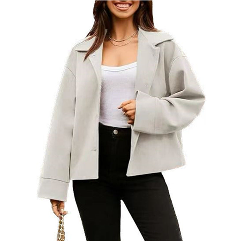 Damen - Übergroße Jacke - Modischer Stil - Bequeme und trendige Oberbekleidung
