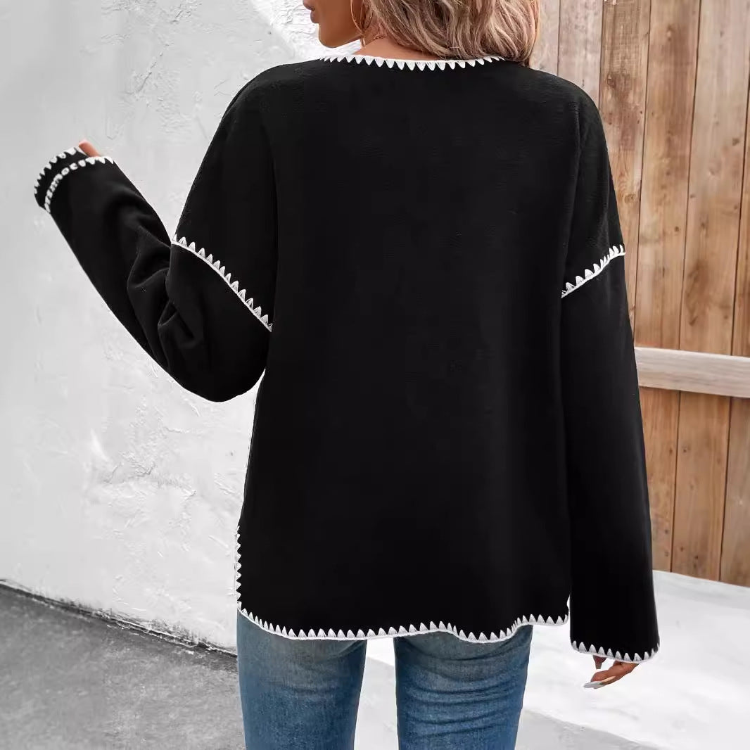 Damen - Trendige Strickjacke - Praktischen Taschen - Stylisch und bequem für jeden Anlass