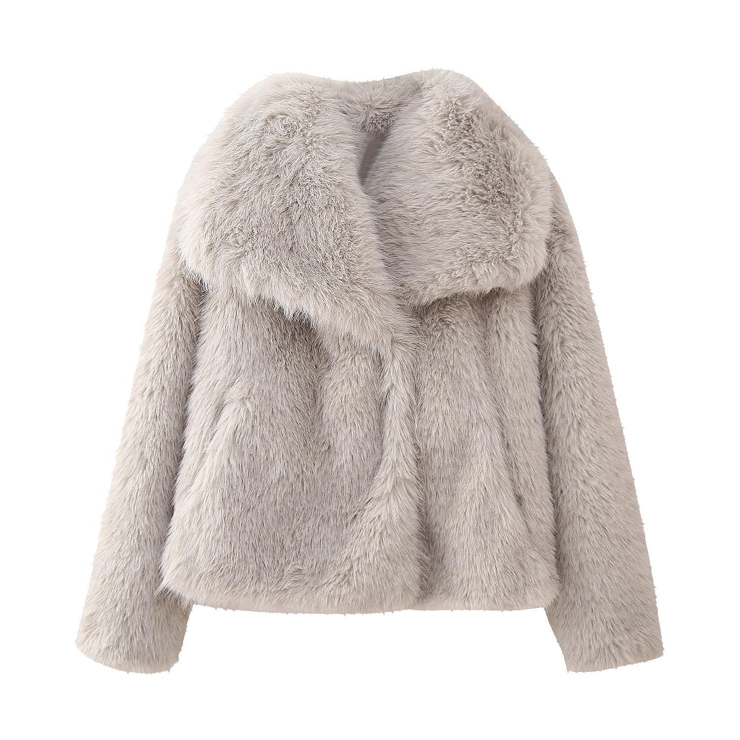 Damen - Winterjacke - Kunstpelz - Stylische, warme Oberbekleidung - Perfekt für kalte Tage