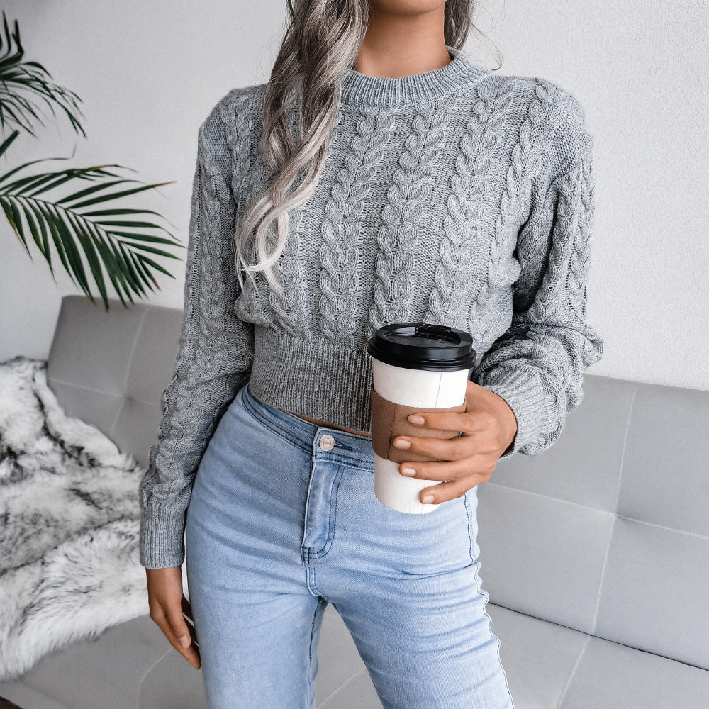 Damen - Moderner Strickpulli - Taillierte Passform - Stilvoller Look für jede Gelegenheit