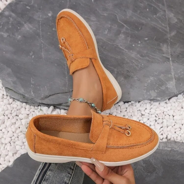 Damen - Bequeme Loafers - Strapazierfähige Materialien - Stilvoll und unterstützend