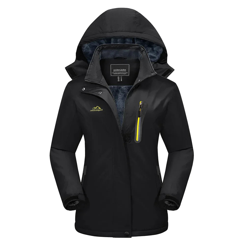 Damen - Schnee Ski Jacke - Wasserabweisend - Kapuze - Perfekt für Winterabenteuer