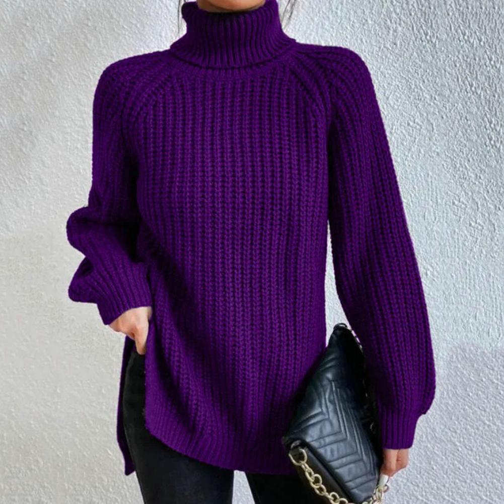 Damen - Kuscheliger Rollkragenpullover - Weiches Material - Winter Style für Gemütliche Tage