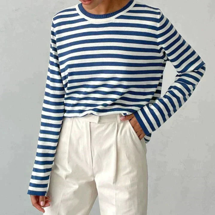 Damen - Elegantes langärmliges Kleid - Weicher Stoff - Ideal für stilvolle Auftritte