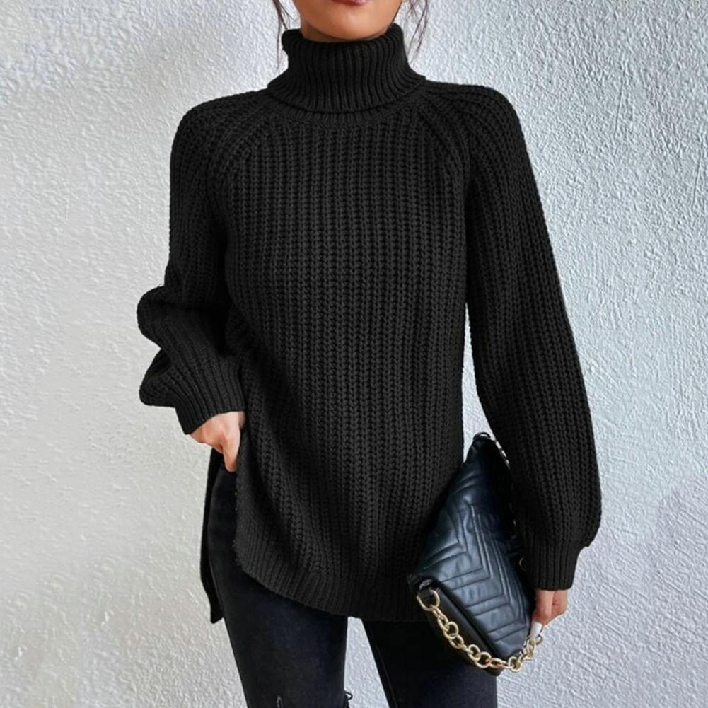 Damen - Kuscheliger Rollkragenpullover - Weiches Material - Winter Style für Gemütliche Tage