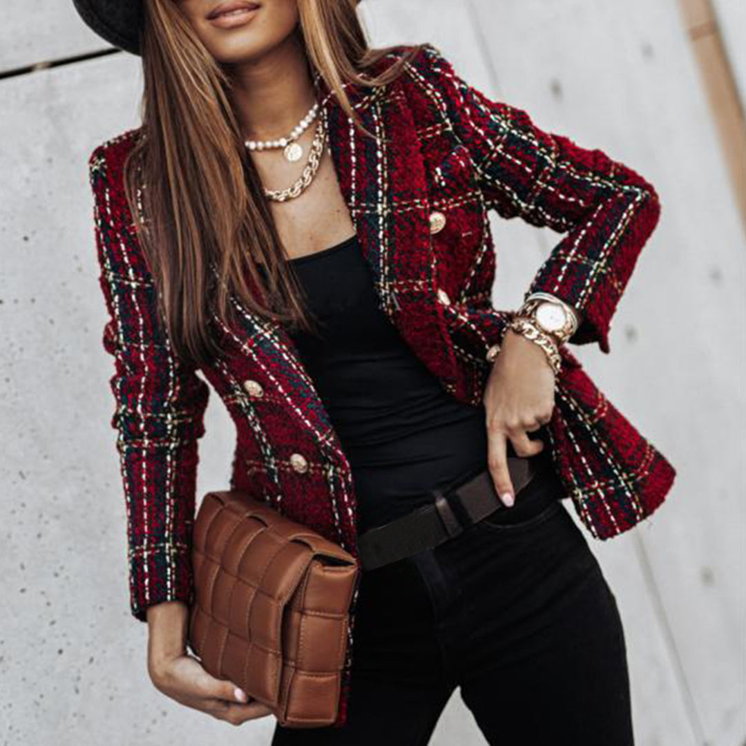 Damen - Klassischer Blazer - Einzelverschluss - Eleganter Schnitt für jeden Anlass - Stilvoller blazer