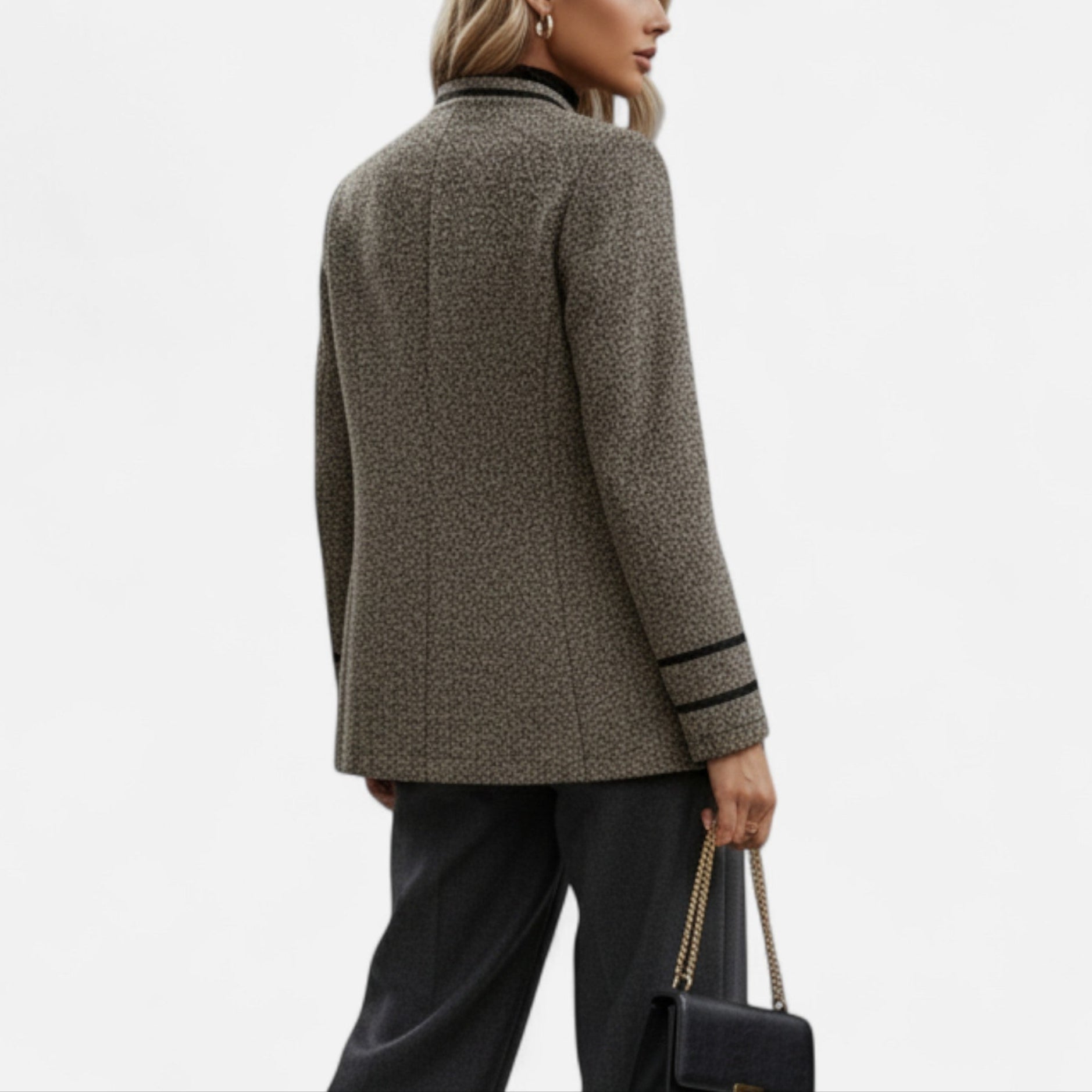 Damen - Lässiger Herbstmantel - Bequemer Heritage-Stil - Modischer Übergangsmantel