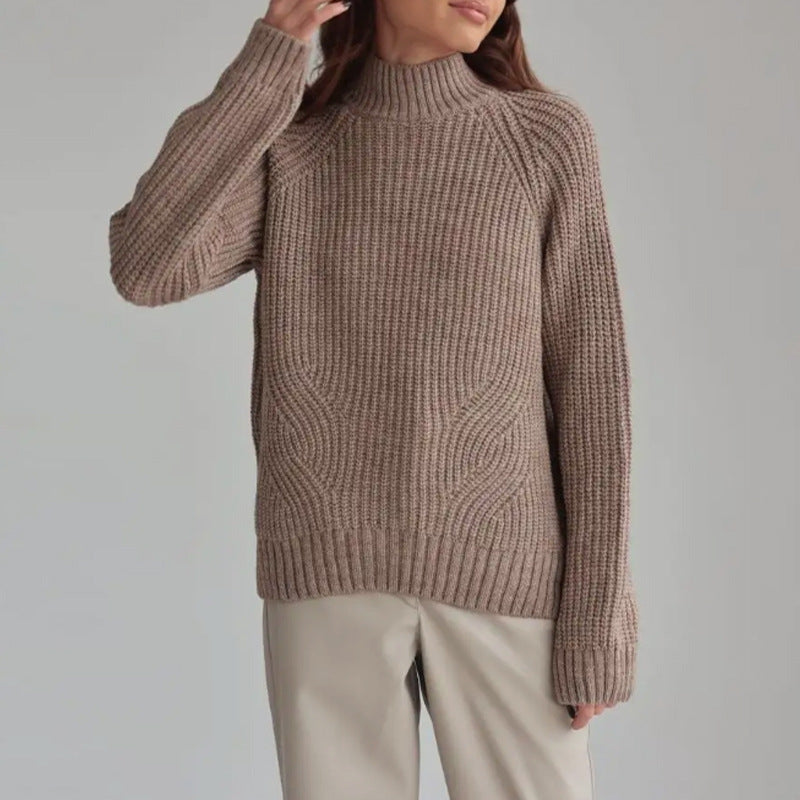 Damen - Strickpullover - Wollmischung - Bequemer und stilvoller Pulli für jede Gelegenheit