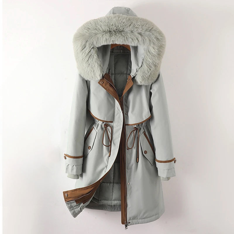 Damen - Gemütliche Winterjacke mit Kapuze - Gesteppte - Warm und stylisch für kalte Tage