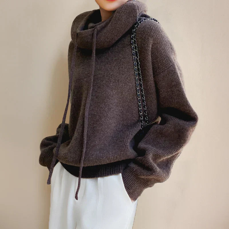 Damen - Rollkragenpullover - Wollmischung - Übergröße - Bequemer und eleganter Pullover für kalte Tage
