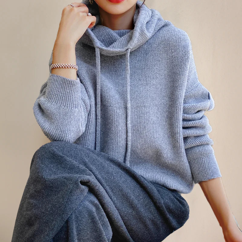 Damen - Rollkragenpullover - Wollmischung - Übergröße - Bequemer und eleganter Pullover für kalte Tage