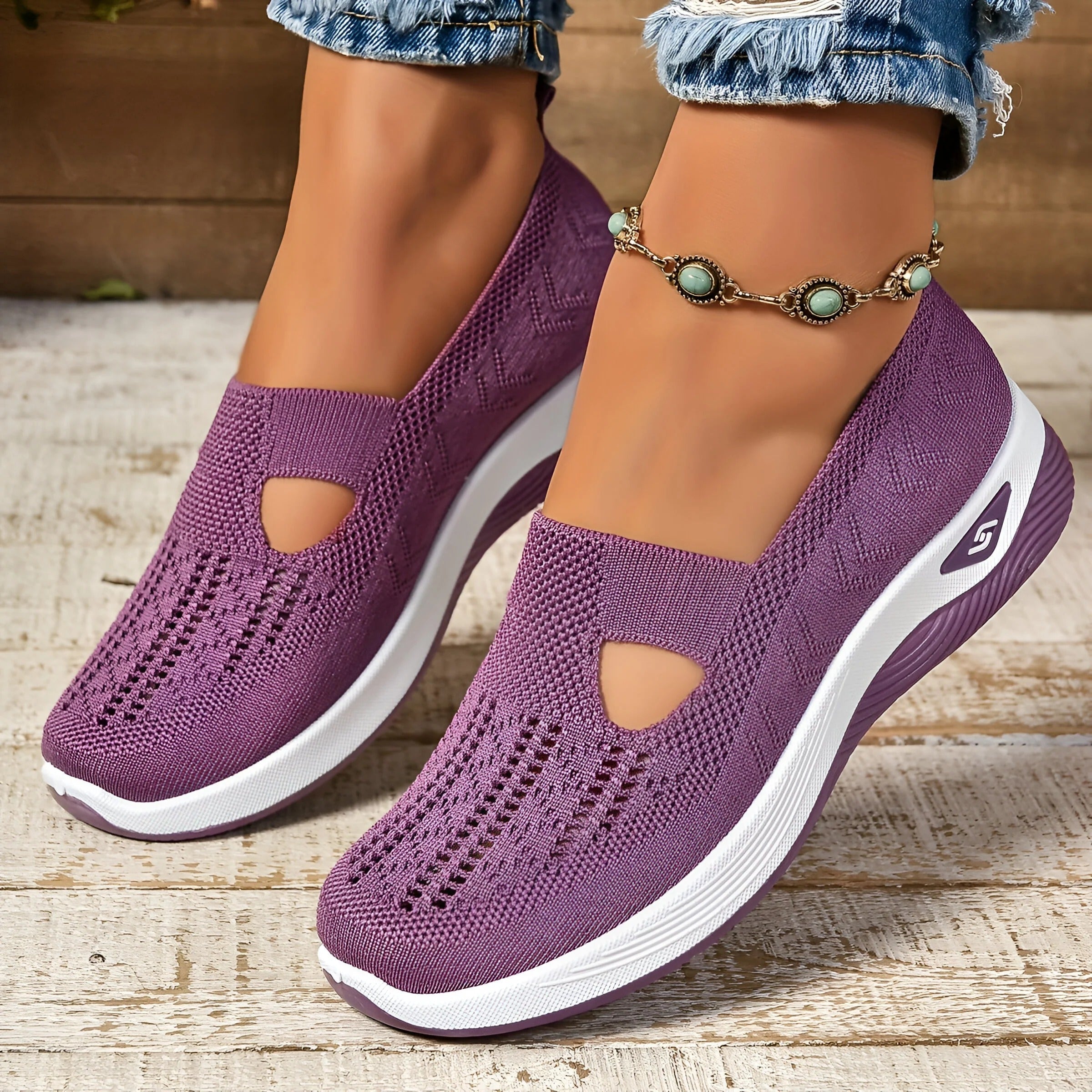 Nora – Komfortable orthopädische Slip-on-Schuhe