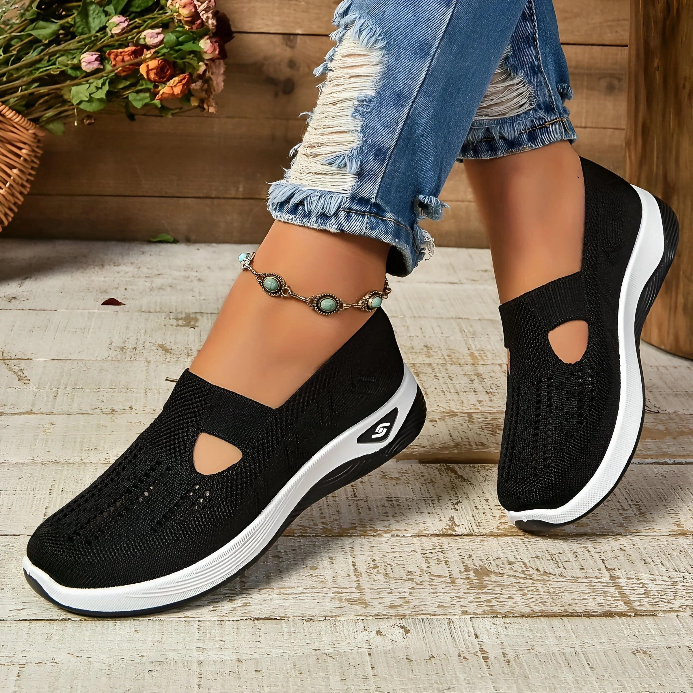 Nora – Komfortable orthopädische Slip-on-Schuhe