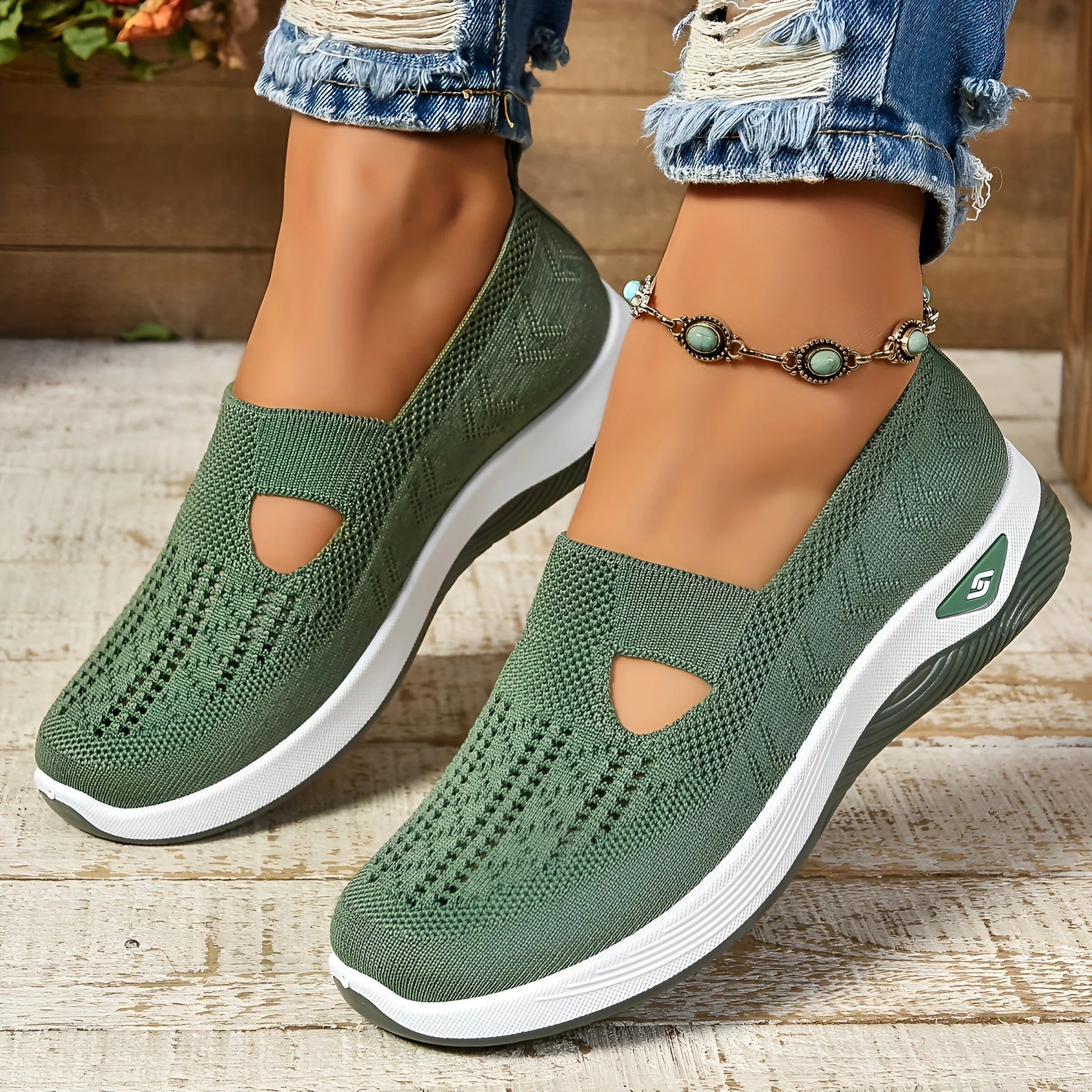 Nora – Komfortable orthopädische Slip-on-Schuhe
