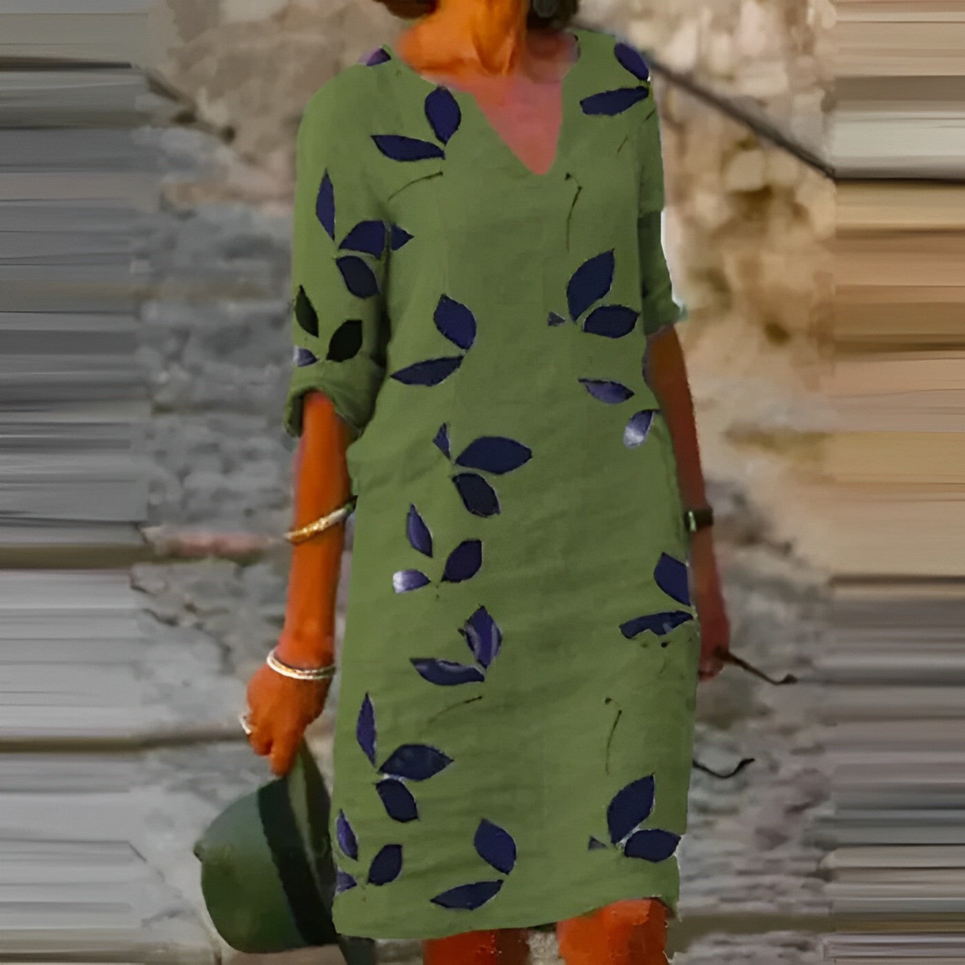 Amanda - Sommerkleid mit solider Musterung