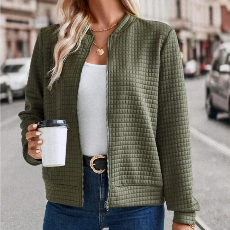 Damen - Steppjacke - Entspannte Passform - Reißverschluss vorne - Bequeme und stylische Winterjacke