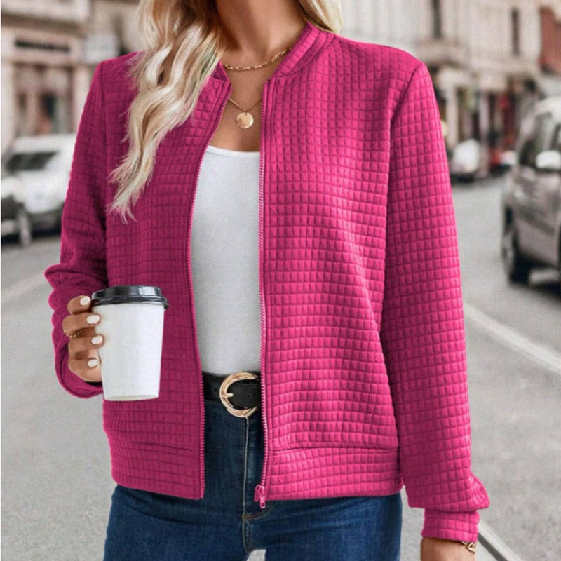 Damen - Steppjacke - Entspannte Passform - Reißverschluss vorne - Bequeme und stylische Winterjacke