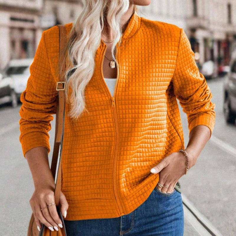 Damen - Steppjacke - Entspannte Passform - Reißverschluss vorne - Bequeme und stylische Winterjacke