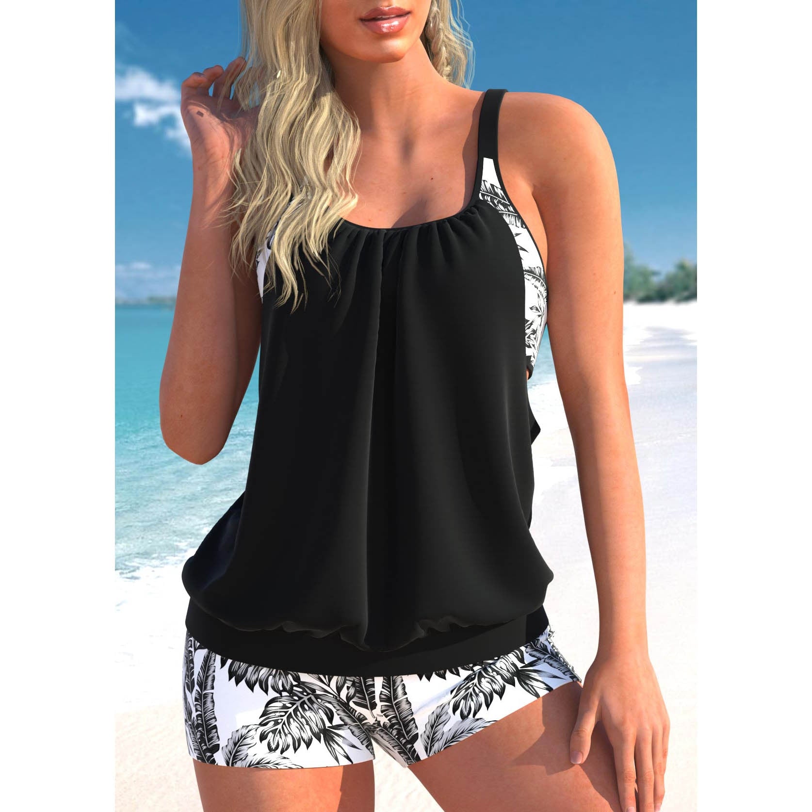 Beatrice - Damen-Tankini im zweiteiligen Look