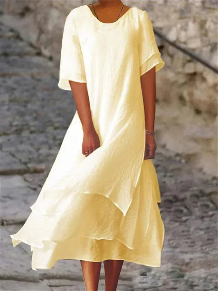 Maya - Elegantes Langes Kleid