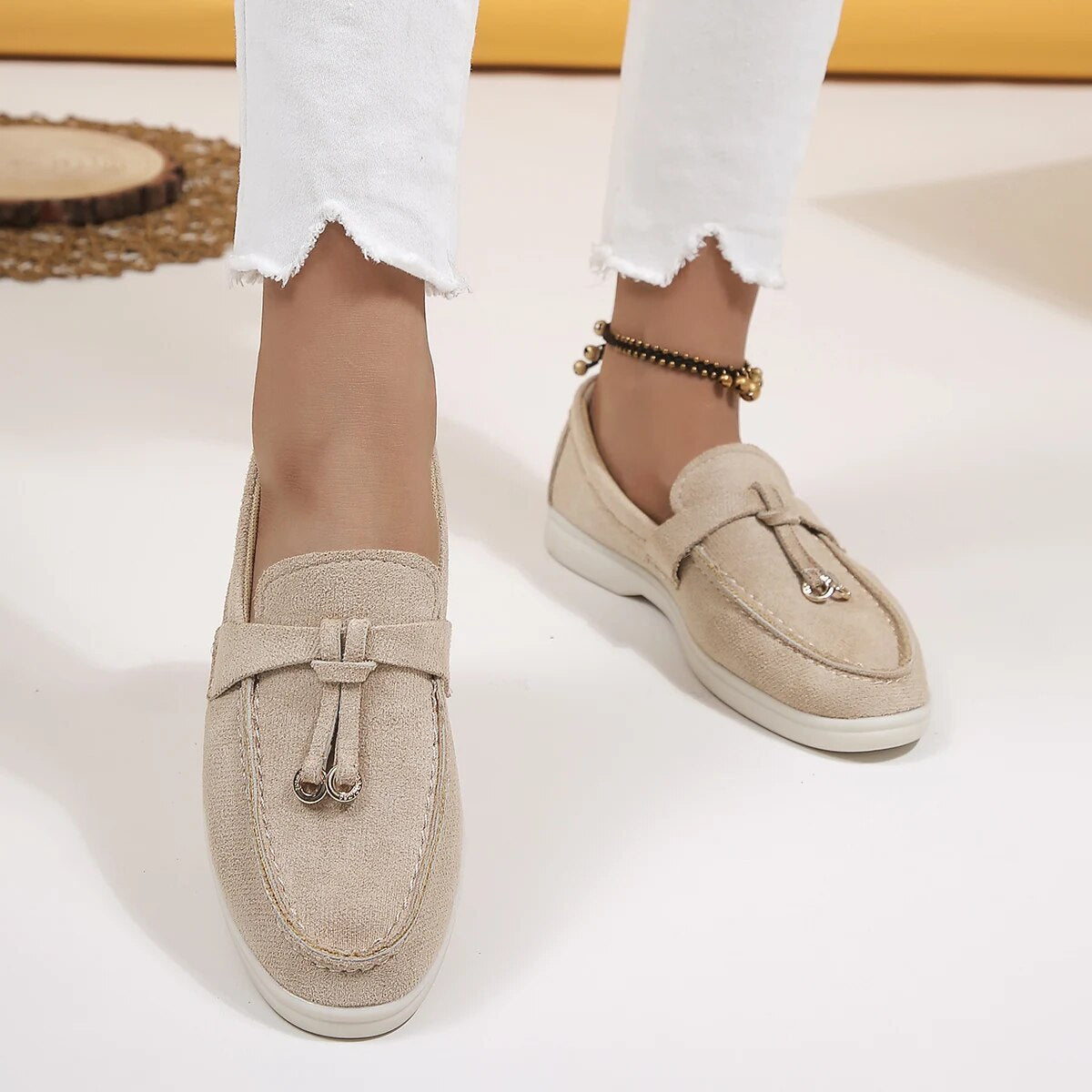 Damen - Bequeme Loafers - Strapazierfähige Materialien - Stilvoll und unterstützend