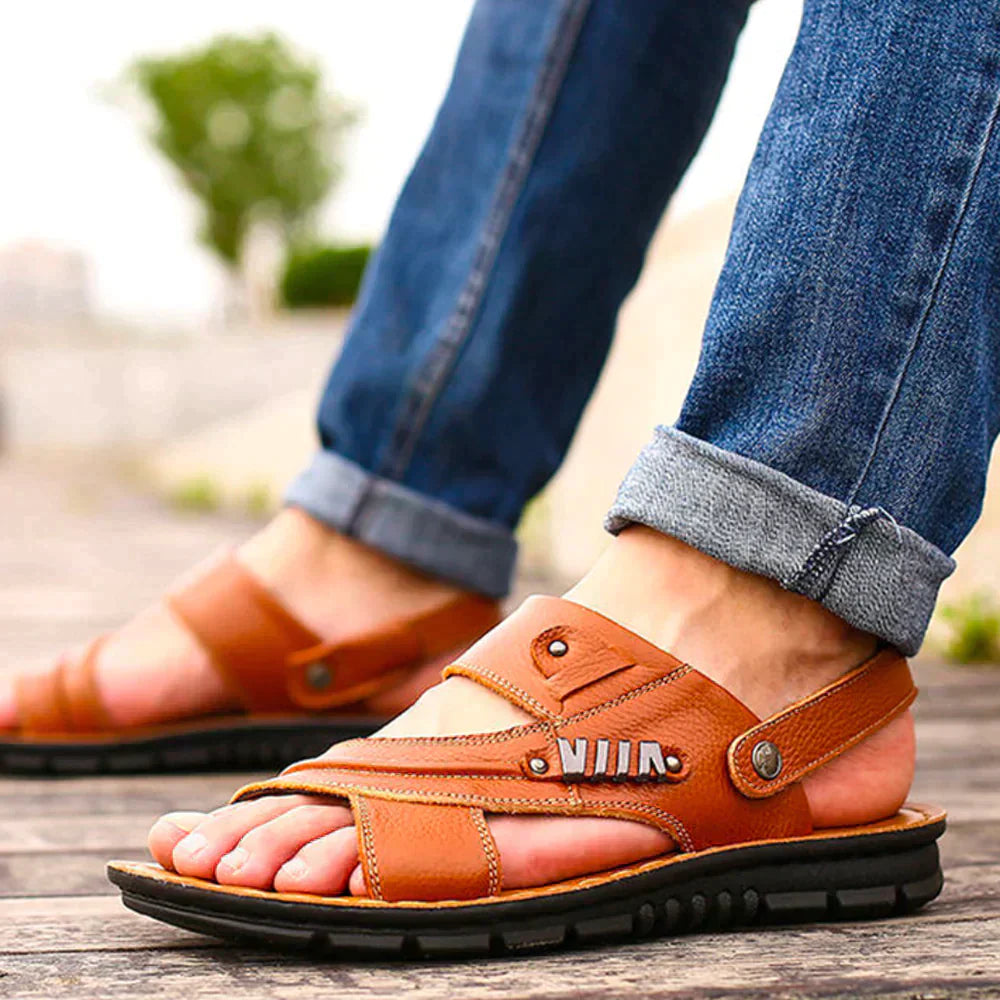 Ryann - Speziell designte orthopädische Sandalen für Herren