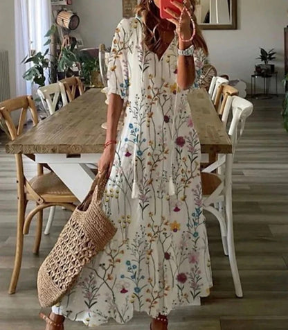 Dianna - Eng anliegendes Boho-Kleid